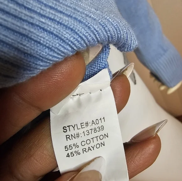 Beautiful Baby Blue Cardigan - Picture 6 of 12